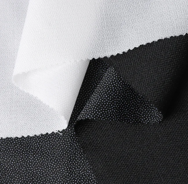 300D Thickening Bokram Custom 130g 150g Woven Fusible Interlining Fabric