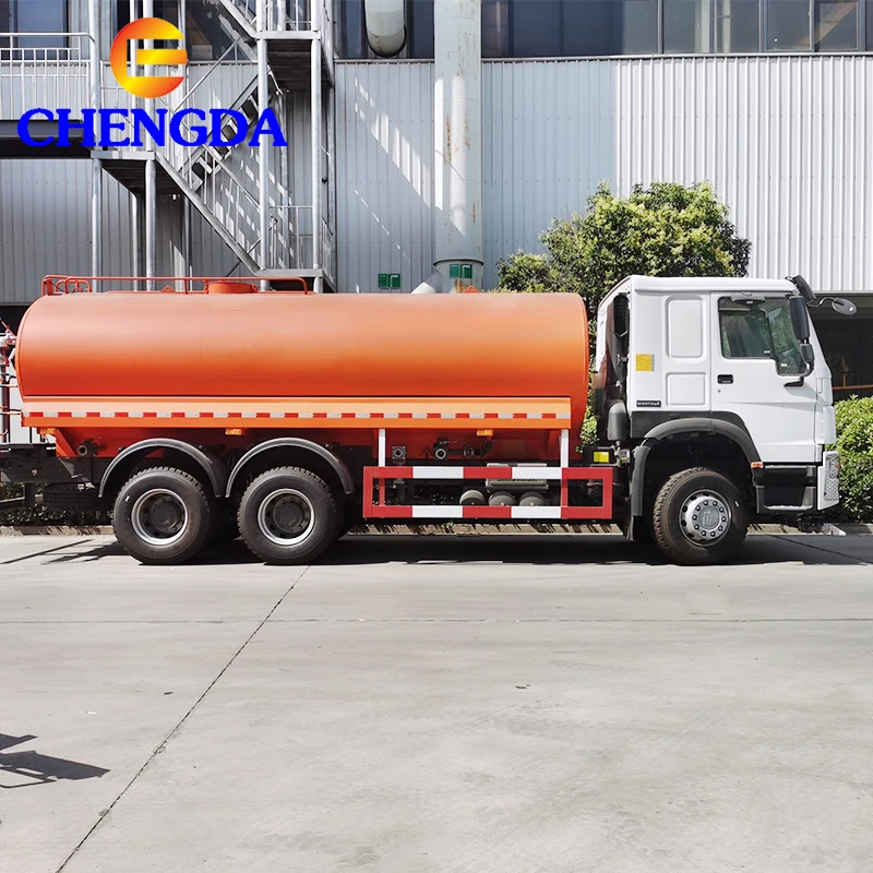 Howo 20Ton 15000 Liter Water Tanker Truck Water Well Drilling Rig Water Truck Sales