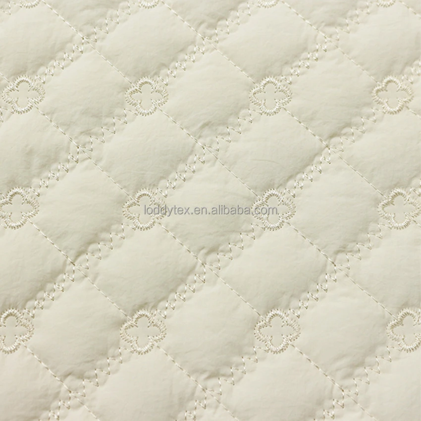 100%nylon taslon embroidery quilt fabricfor kids