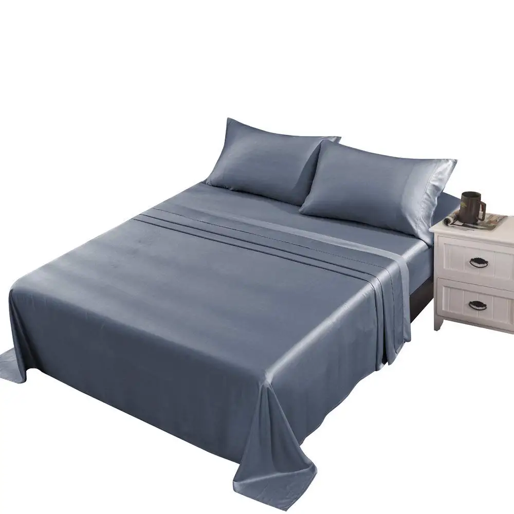 500 нитей 100% Египетский хлопок постельное белье, набор, Одноцветный сатина цвета для дома не предназначено для использования в отелях Queen размеры в зависимости от того, какие Yintex 223