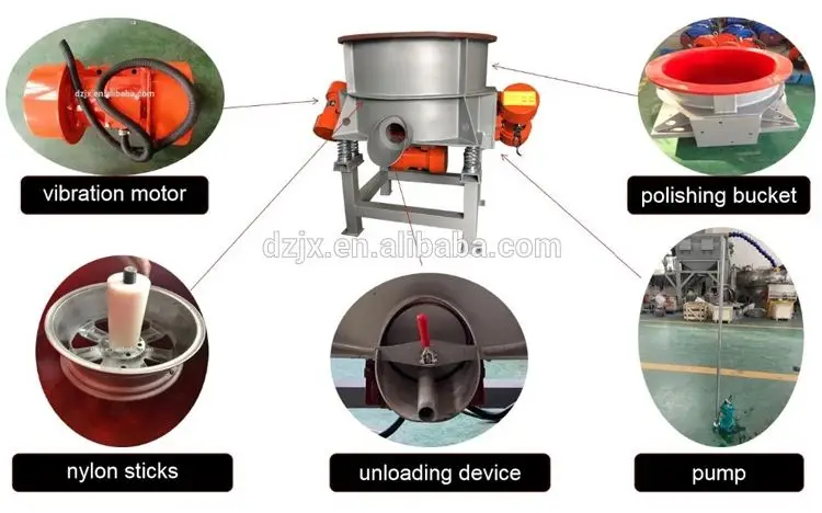 Car Truck Wheel Rim Boss Vibration Polishing Machine for Deburring/Mirror Polishing Aluminium Alloy Wheel Hub Magnesium Wheel