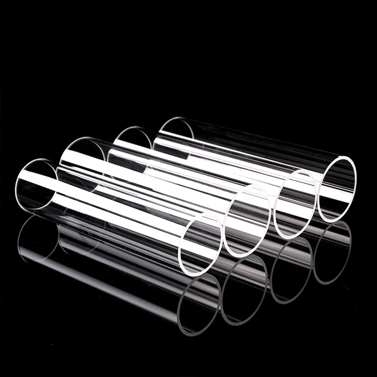 High Quality Borosilicate 3.3 High-temperature fire Polished Quartz Glass Tube