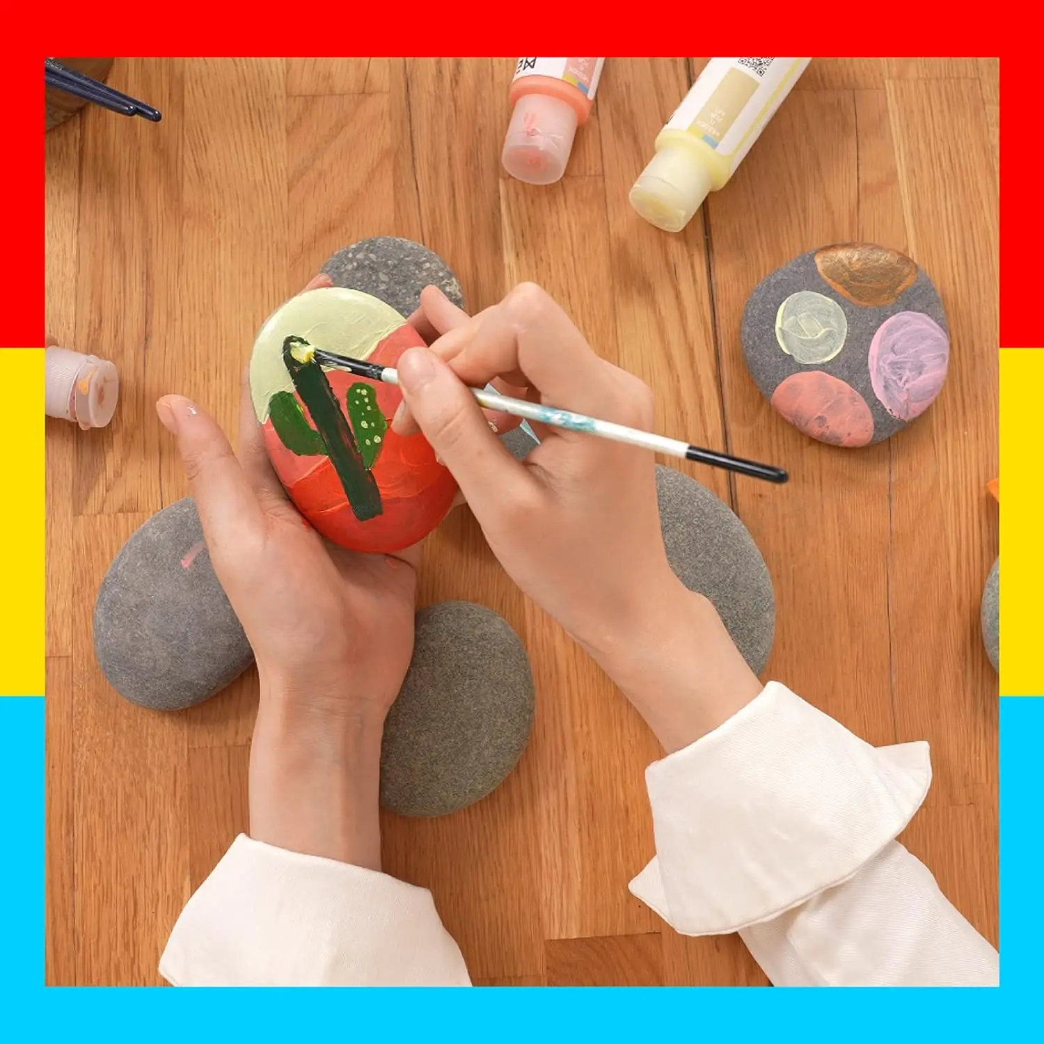 MEEDEN on Stock High Quality Non Toxic 2L large acrylic Paint Set for Painting