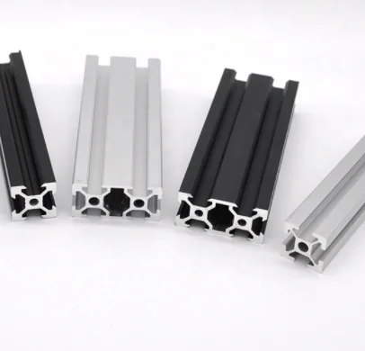 2020 2040 4080 2060 wholesale v- slot  black extrusion aluminum profiles 20x40
