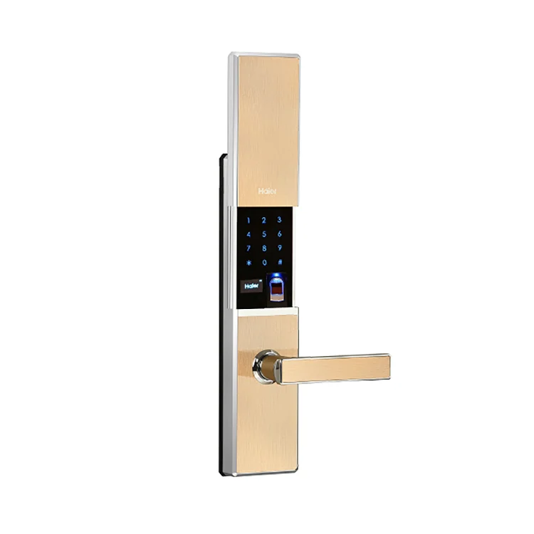 Customized Brushed Acrylic Decorative Panel Smart Door Lock Custom Printed