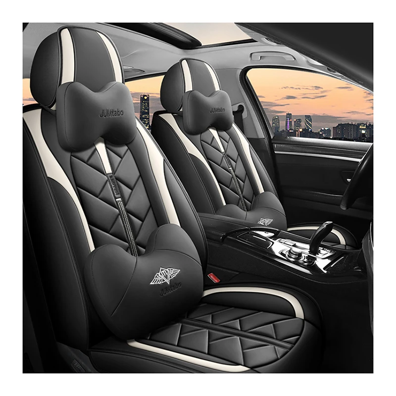 Full Set Original Custom Car Seat Cover Leather Waterproof Vehicle Cushion Cover Car Accessories