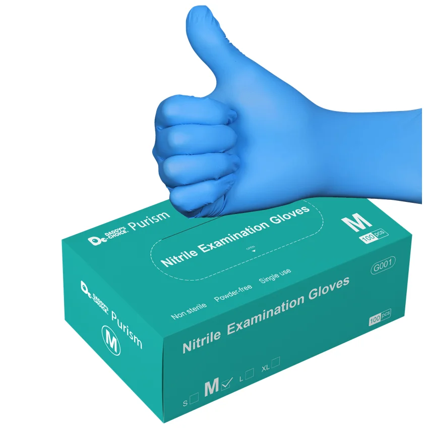 Nitrile Examination Gloves 510K Purism US Food Grade High Quality Hospital Use Disposable Medical Exam NBR Gloves