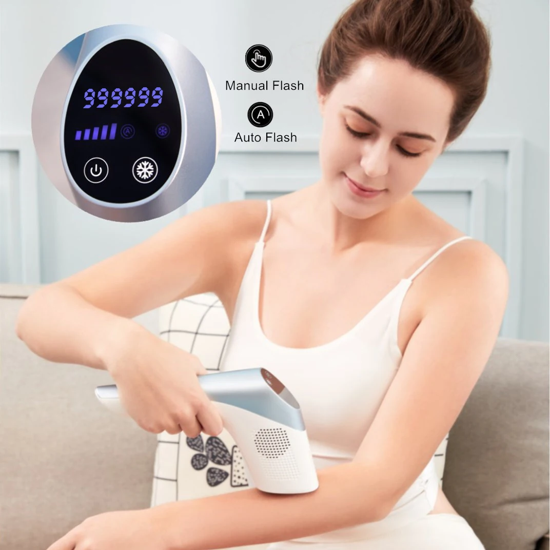 Unlimited flashes cooling ice depiladora new machine handset device laser ipl hair removal