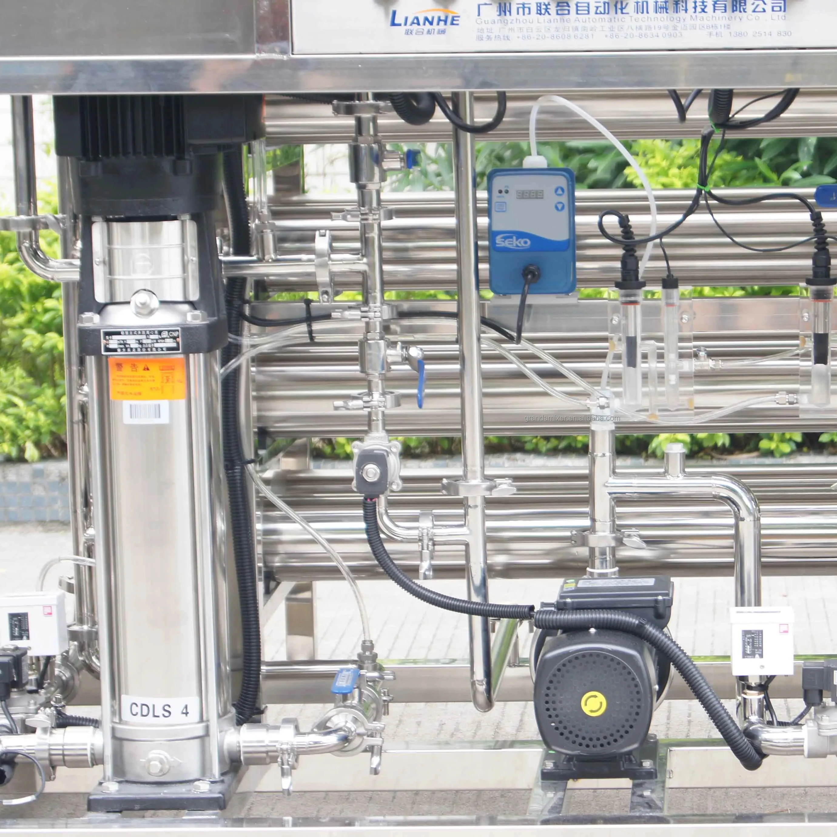 Factory Outlet 250L 500L 0.25T/H 0.5T/H RO Plant Reverse Osmosis Water Filter System for Water Purification