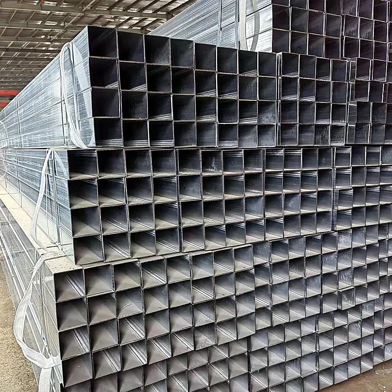 square tube rectangular carbon steel tube RHS  hollow Custom rectangular square tube section galvanized steel pipe