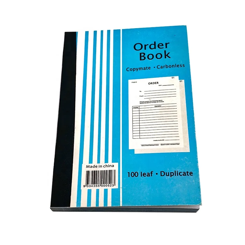 Custom Printing Duplicate Carbonless Receipt Invoice Book ,tax Invoice NCR Book Offset Printing Film Lamination Bill Book CN;SHN