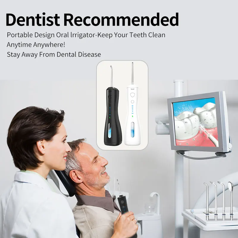 Household Usb Rechargeable Port Faucet Mini Travel Portable Jet Electronic Oral Irrigator Water Flosser Dental Teeth Flosser