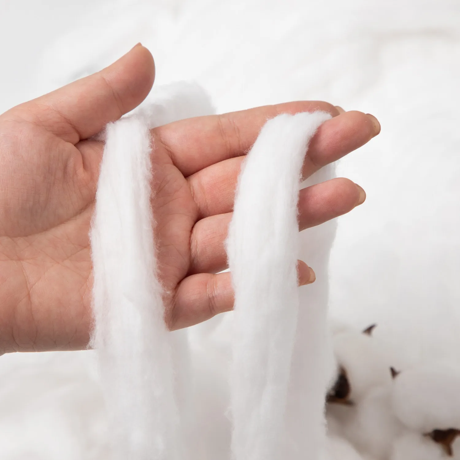 100% Natural Cotton Coil Beauty Sliver Balls String Wool for Manicures Nail Hair Care Ultrasonic Disinfecting Dressing Salon Use