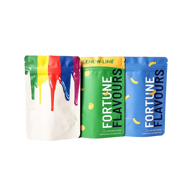 Custom 3.5g 7g 14g 28g 1 Pound Printed Plastic Stand Up Doypack Pouch Smell Proof 3.5 Grams Mylar Bags With My Logo