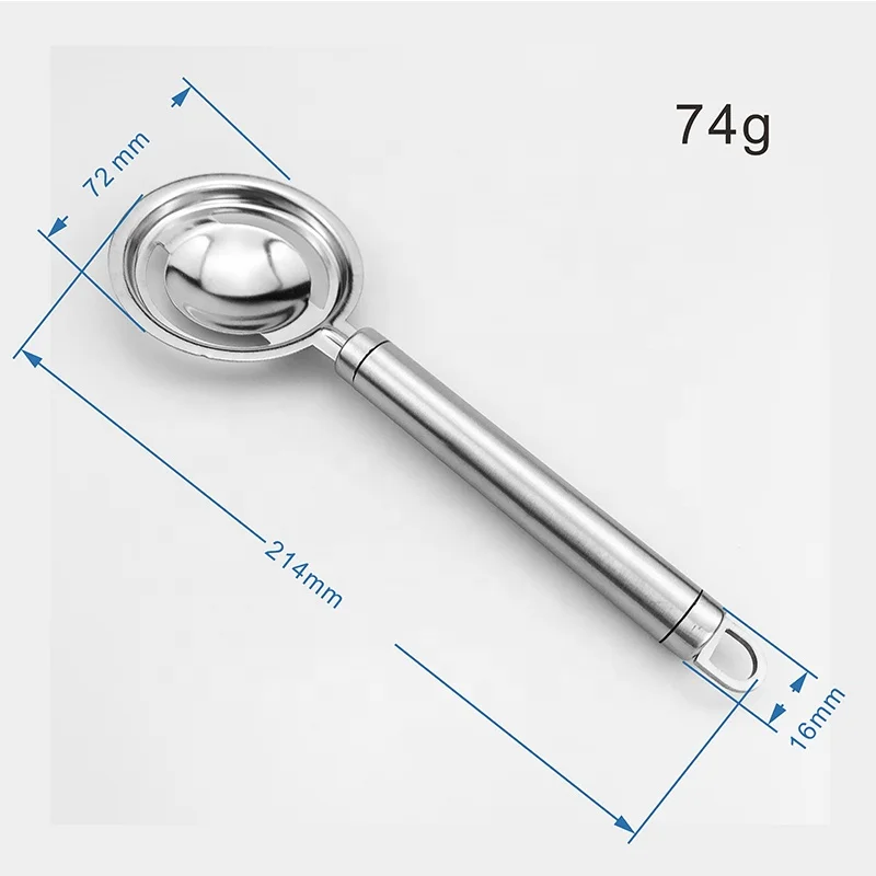 Stainless Steel #18/0 Egg Separator Kitchen Tools Egg White And Yolk Separator Divider Egg Filter