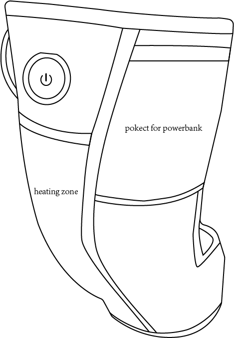 New LED hot compress knee massage machine for joint pain relief treatment, electric heating leg protection