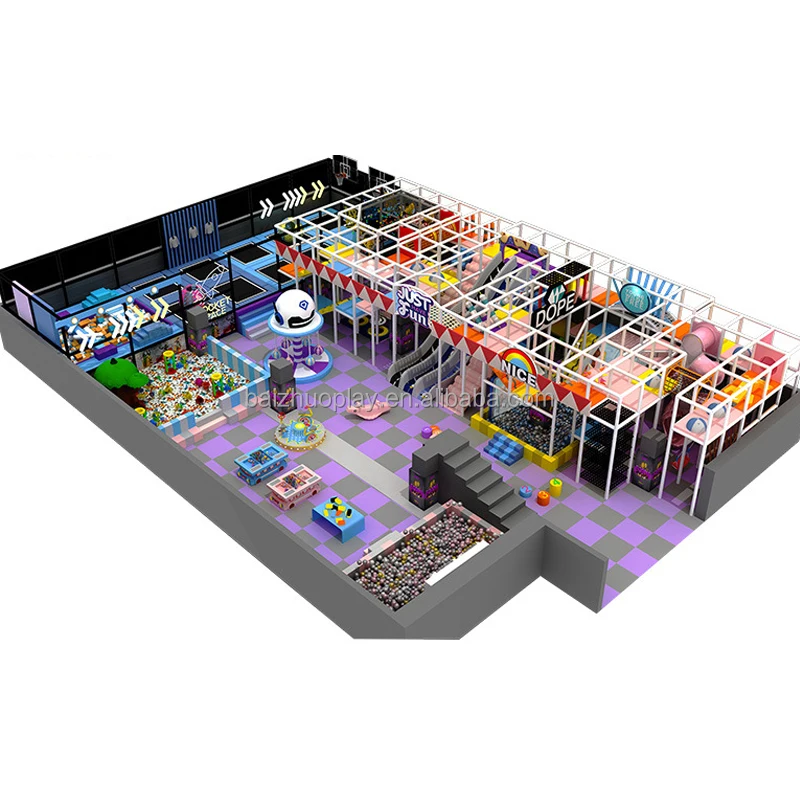 Shopping mall commercial playground toy set equipment kids indoor game play center ball pit pool