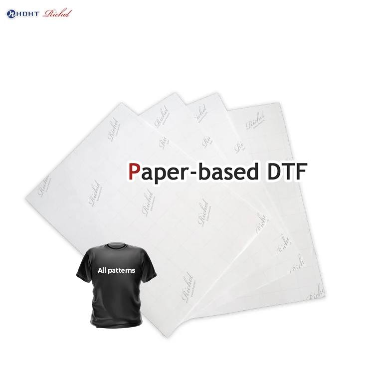 100gsm лист siz a3 a4 + DTF пленка теплопередача бумаги на одежду футболки чашки