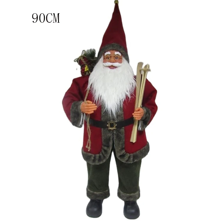 90CM Height Christmas santa Grandpa xmas indoor decoration