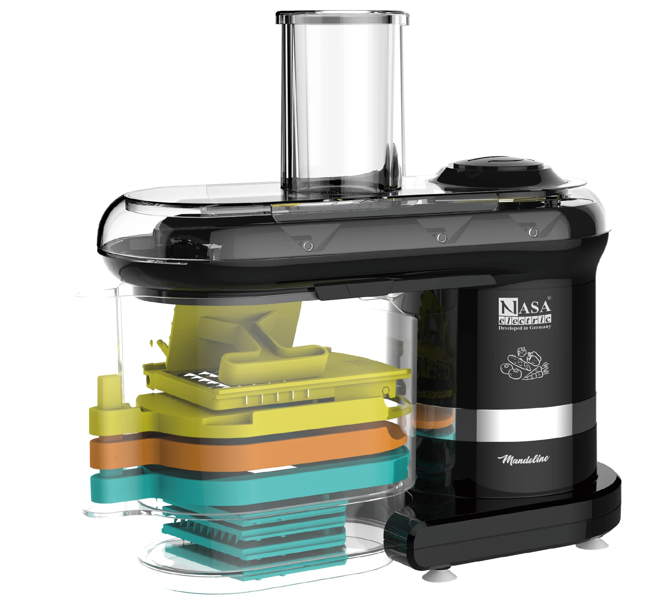 Vegetable Shredder Electric Chopper Multi-function Food Slicer Spiralizer Fruit Vegetable Dicer