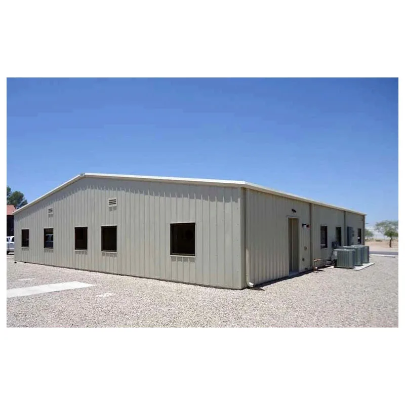 Li Xin Cheap Prefab Steel Frame Workshop Garage Prefabricated Metal Buildings Endurable Light Steel Structure Warehouse