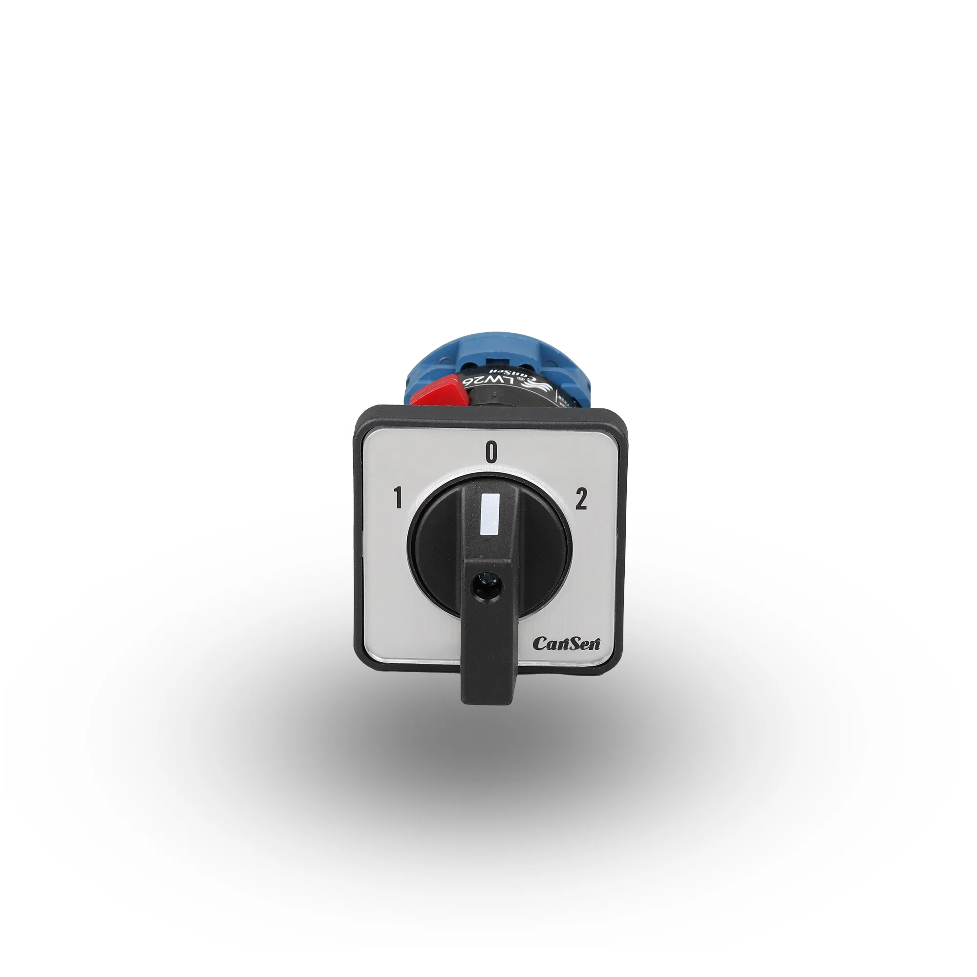 Cansen LW26-20 переключатель переключения 1-0-2 однофазный переключатель управления мотором, испытательный автоматический защелкивающийся монтажный приборный переключатель