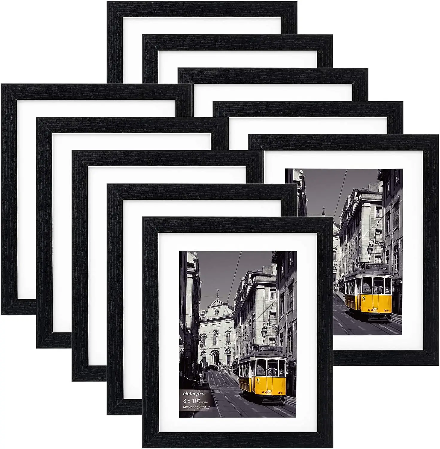 Пользовательские A1 A2 A3 A4 2x3 3x5 5x7 11x14 16x20 простая Стильная современная деревянная черная фоторамка мини фоторамки