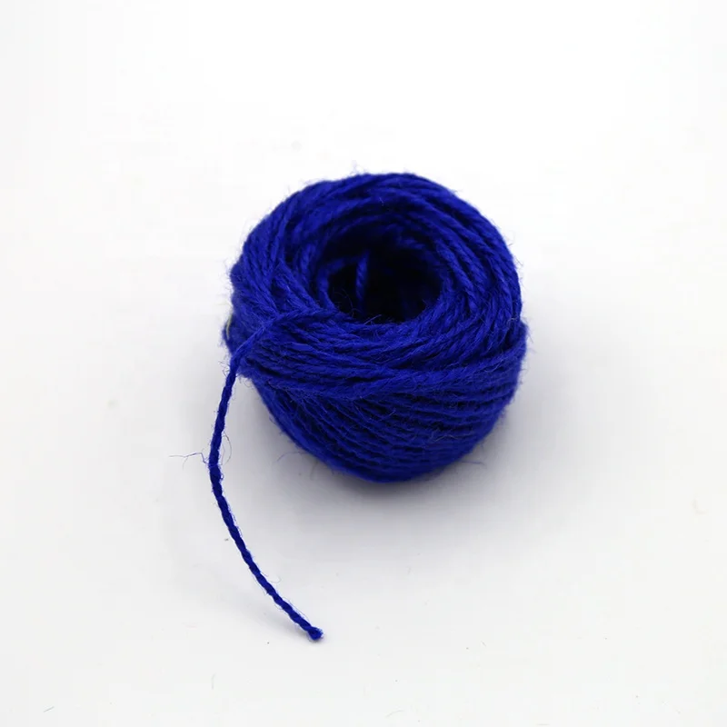 
Contemporary popular buy colorful jute sisal twine packaging rope / jute yarn 