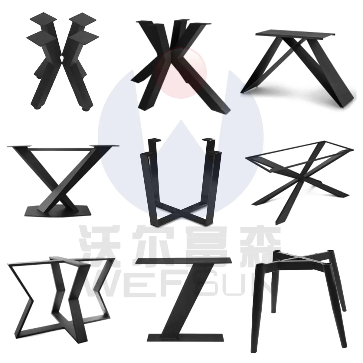 Современная фурнитура, металлическая чугунная рамка из нержавеющей стали, ножка журнального столика для журнального столика