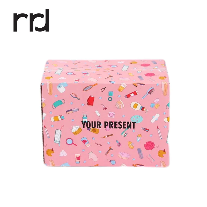 RR Donnelley Eco Friendly Popular Retail Manufacturer Packaging Pink Anime Mystery Flower Bouquet Packing Book Shaped Shoe Box