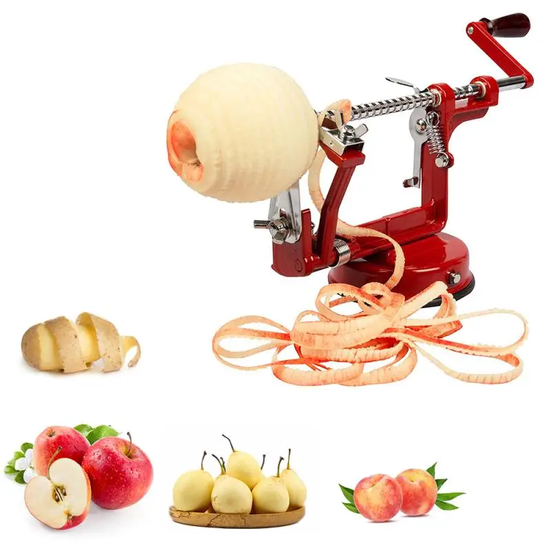 3 in 1 Steel Fruit Potato Apple Machine Peeler Corer Slinky Slicer Cutter Bar Home  French Fry Cutter Cooking Tools