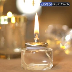 Wholesale 10H Burning Time Odorless No Smoke Liquid Candle Birthday Candle