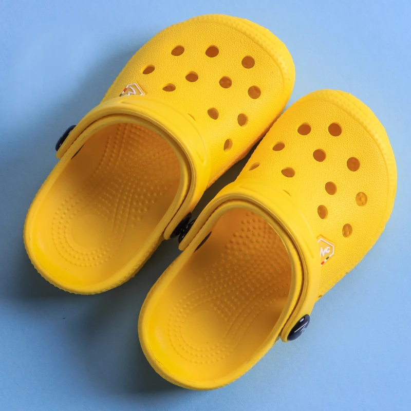 
New Arrival Lovely Design Quick Drying Garden Shoes Lightweight Mesh EVA Kids Clogs Pink Cute Cartoon Black 