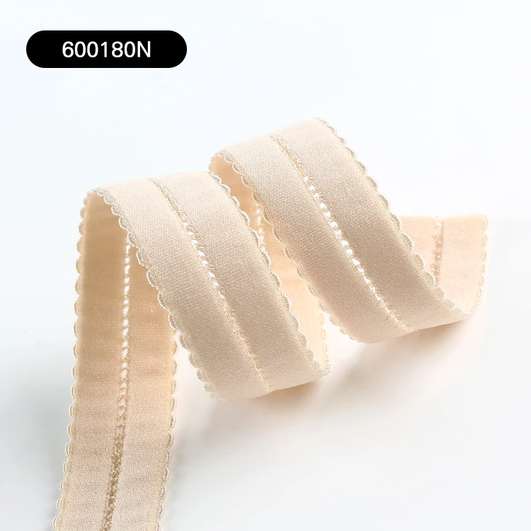 Factory supply custom 12mm fashionable bra elastic strap mesh shoulder band