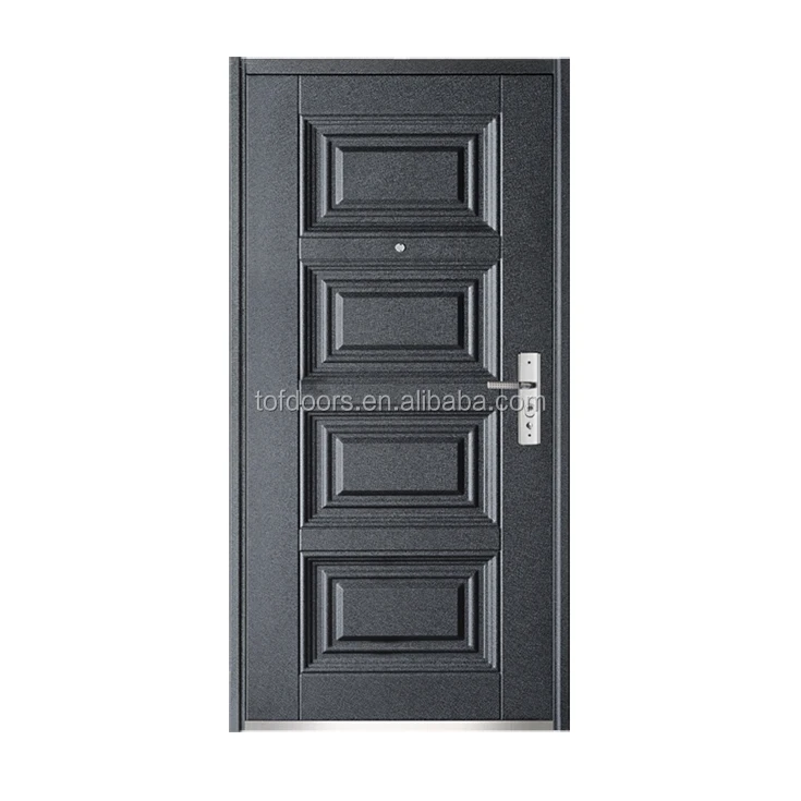 Anti-theft Structure Double Threshold Safety Iron Single Main Door Design Pictures
