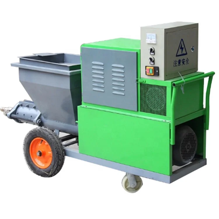 Automatic Concrete Screed Render Sale Cement Mortar Grouting Spray Equipment Machine