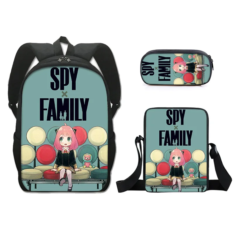 Anime SPY x FAMILY Anya Forger Backpack for Women Design Student School Shoulder Bag Youth Outdoor Travel Backpack