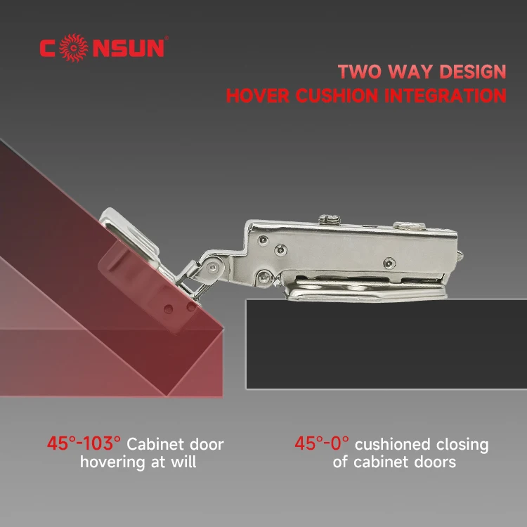 35mm Cup Steel Furniture Cabinet Self Closing Cupboard Concealed Door Hinge