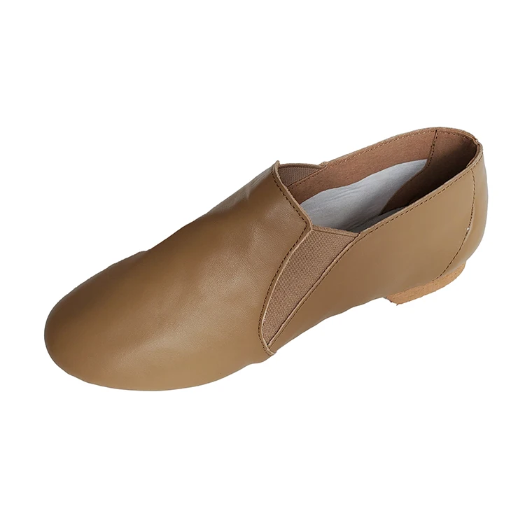 
Hot selling leather man dance lace up jazz shoes on both sides 