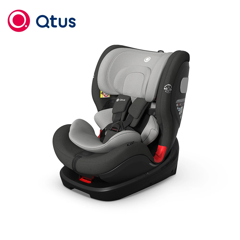 Qtus Q22 ARES 360 Degree Rotation Baby Safety Car Seat, Removable Cushion Pads From Newborn  to 12 Years, ECE Certification