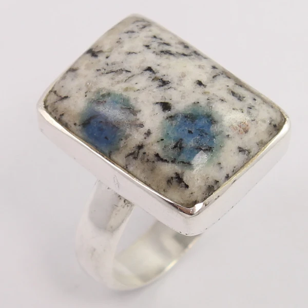 Rectangle Sporty Classic Manufacturer Bezel 925 Sterling Silver Ring All France Size Natural K2 Rings Gemstone Jewellery