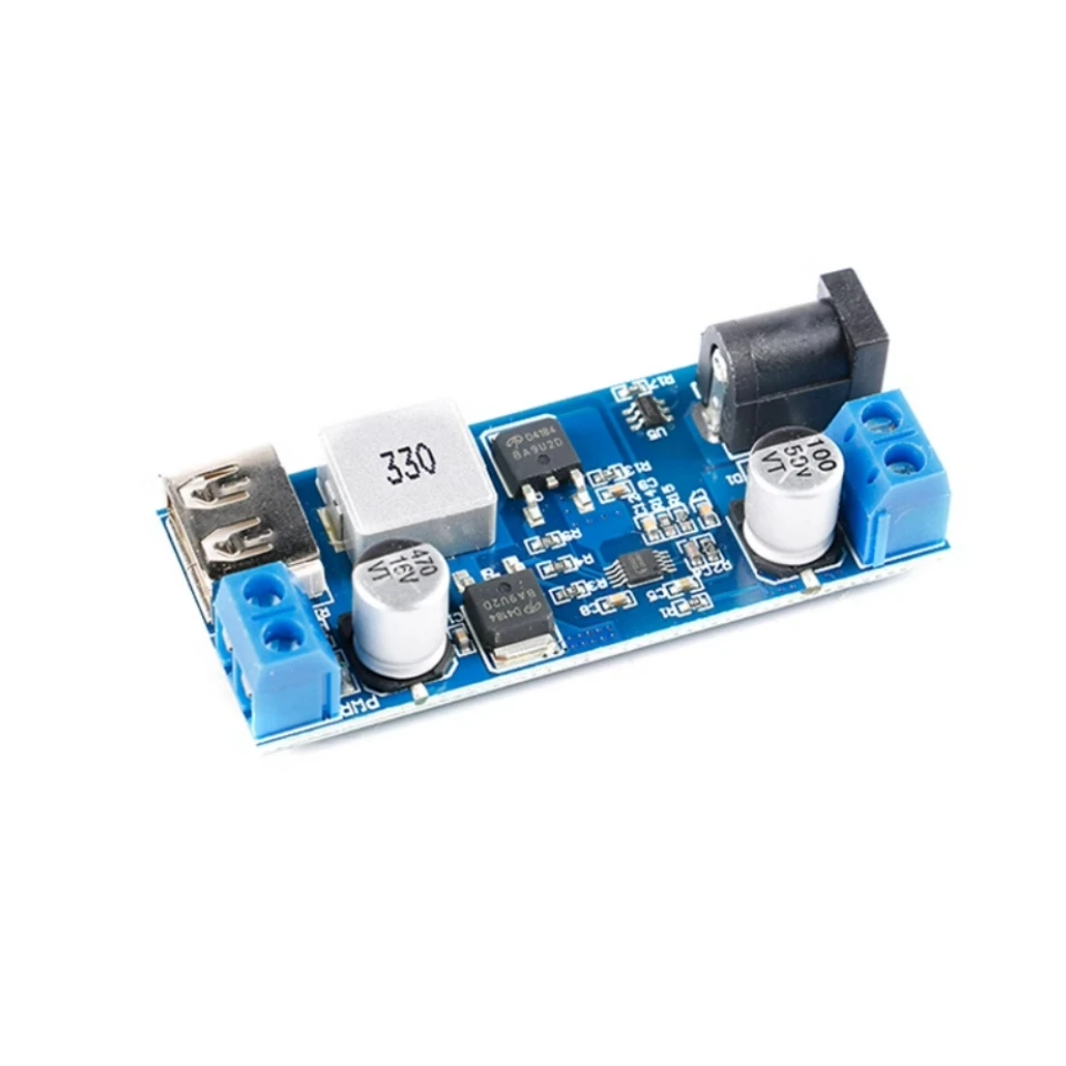 XY-3606 DC-DC понижающий модуль питания 24V/12V до 5V 5A Преобразователь мощности LM2596S