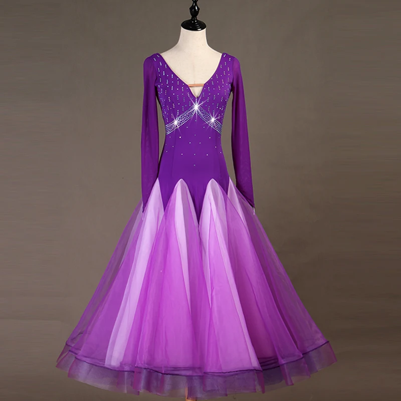 ARMQ080 Factory price wholesale high quality ballroom competition dancing dress