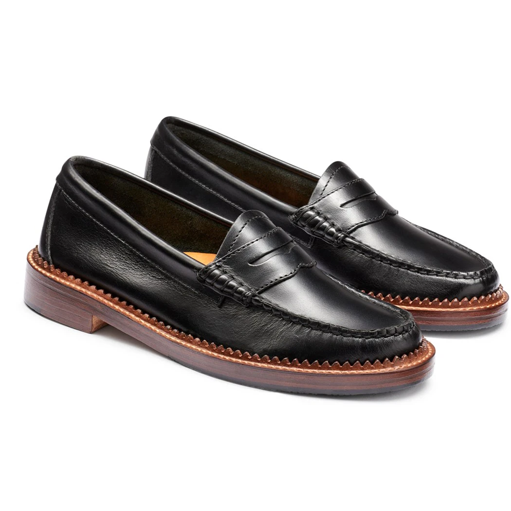 Customized High Quality Finish Leather Upper Leather Sole Leather Lining Moccasin Loafer Flat Jewish Woman Loafers Shoes