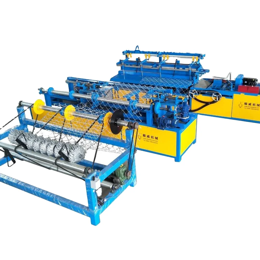 Automatic chain link fence making machine factory
