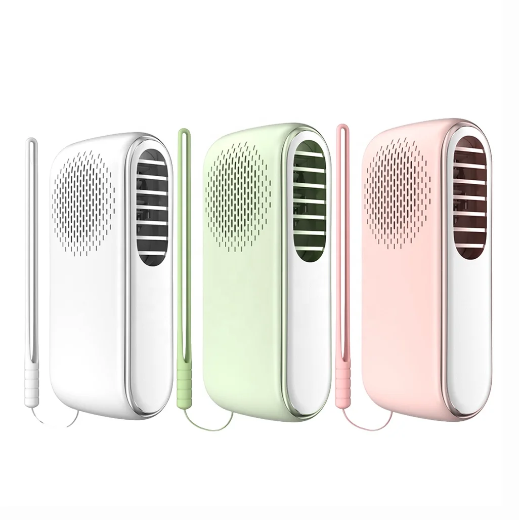 Custom Rechargeable Portable Mini Air Conditioner Ice Fan Outdoor Personal Fan Cold Compress Hand Held Neck Hanging Table Fan