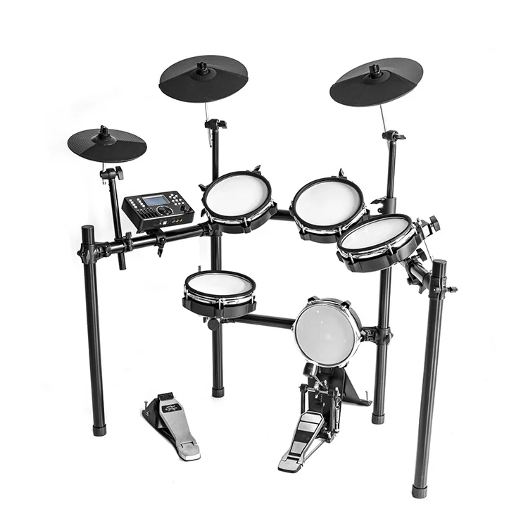 Popular Professional 8 Piece Electric Drum Set ODM/DEM 225 Sound Electric Drum set musical instrument with Midi USB Control