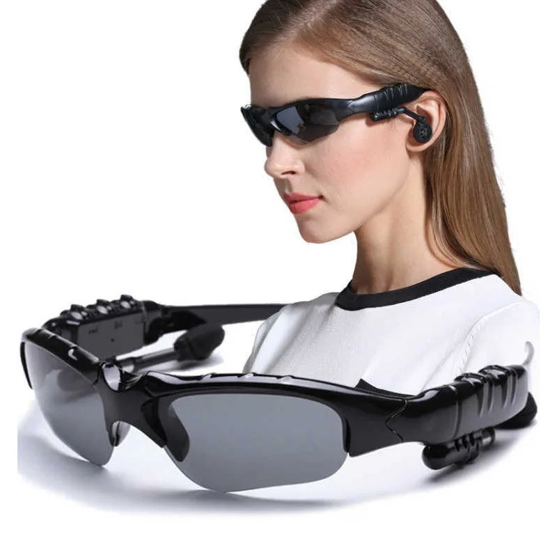 Outdoor Sports Sunglasses Smart Headphones BT 5.0 Polarized Glasses Wireless Headphones Sunglasses Headphones