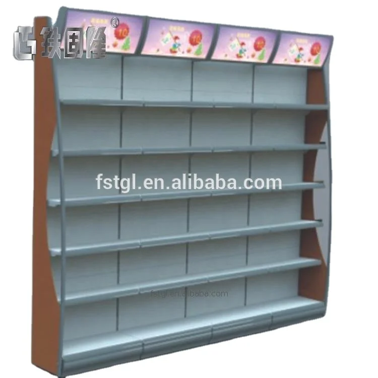 Hot Sale Gondola Shelving Supermarket Shelf Shop Display Shelf Stand Island Gondola Shelving Parts Factory Hot Sales Metal AA11