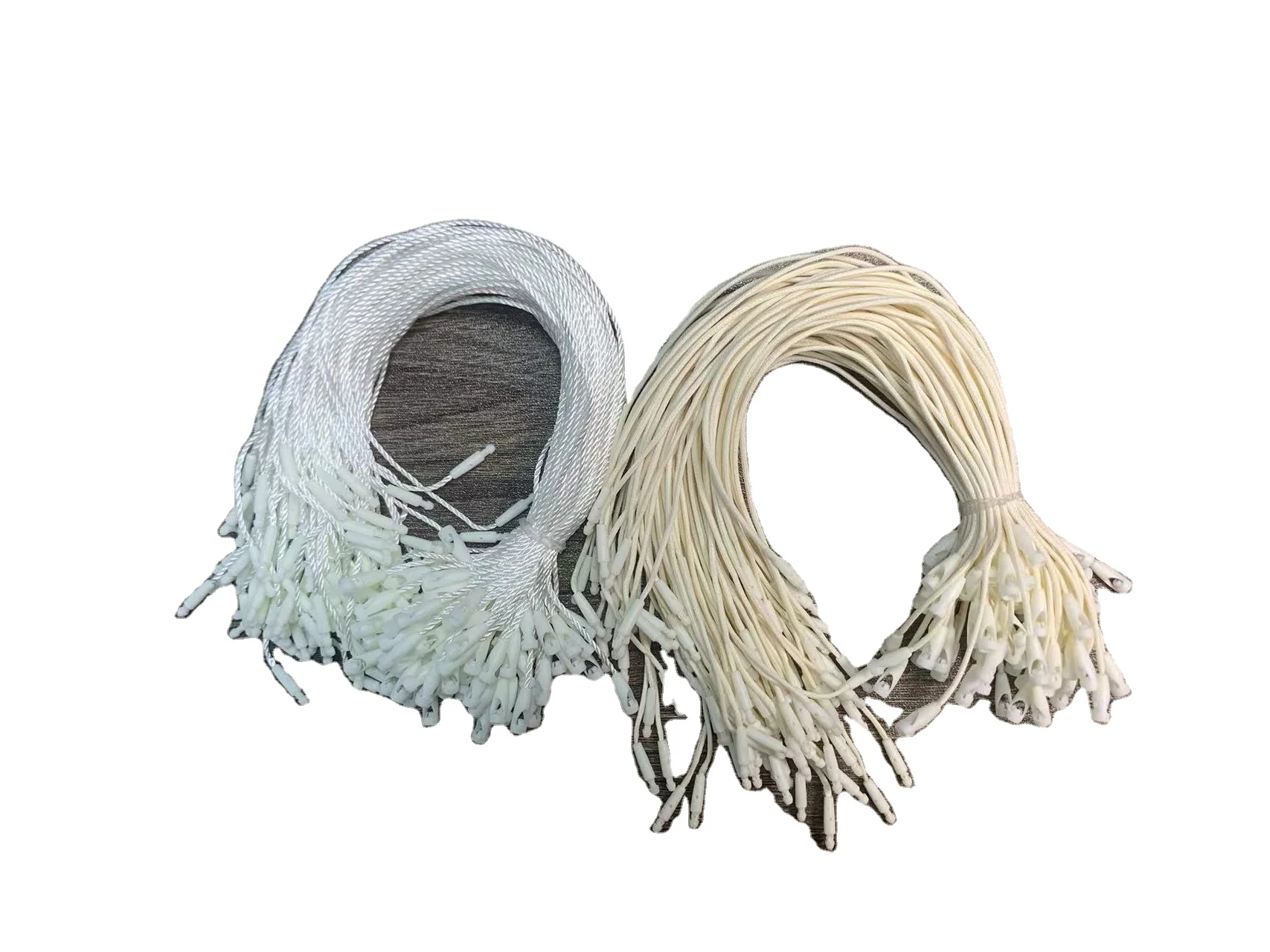 Wholesales Recycled Plastic Lock Fasteners Loop Clothing Hang Tag Seal String for Garment